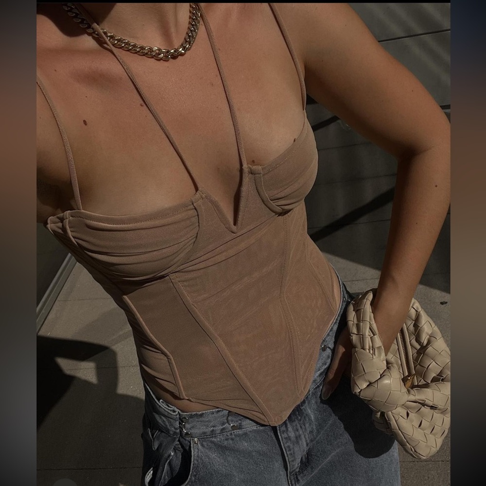 Shop Luna B tan corset